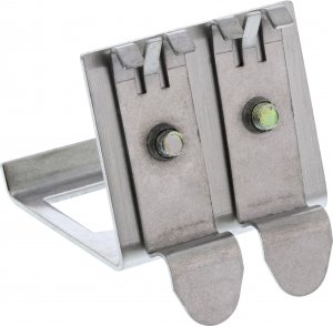 InLine InLine® Keystone Mounting for DIN rail, 2-port, metal 3