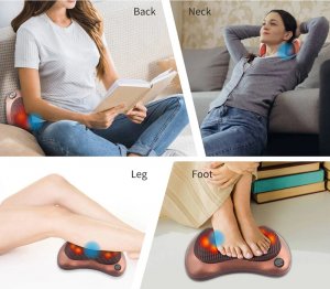Masażer MASAŻER PODUSZKA PLECY CIAŁO KARK MASAŻER SHIATSU Z MOŻLIWOŚCIĄ PODGRZEWANIA 4