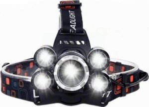 Latarka czołowa Wydajna latarka na głowę LED CZOŁÓWKA 5 LAMP () - LAMPACZOŁ02 2