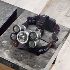 Latarka czołowa Wydajna latarka na głowę LED CZOŁÓWKA 5 LAMP () - LAMPACZOŁ02 3