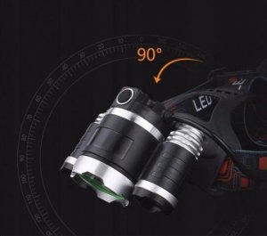 Latarka czołowa Wydajna latarka na głowę LED CZOŁÓWKA 5 LAMP () - LAMPACZOŁ02 4