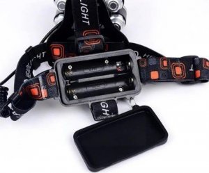 Latarka czołowa Wydajna latarka na głowę LED CZOŁÓWKA 5 LAMP () - LAMPACZOŁ02 5