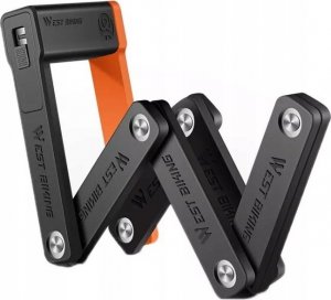 WEST BIKING Zamek rowerowy składany West Biking 2