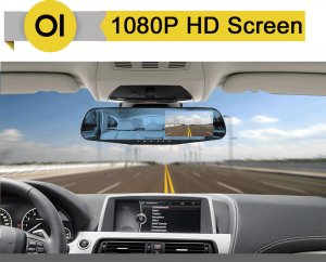 Wideorejestrator Kamera cofania Lusterko FULL HD 3