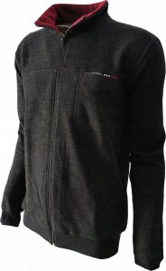 BASTION Bluza męska sportowa GRAFIT rozpinana 4XL 3
