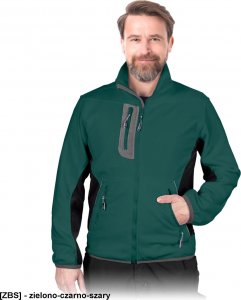 R.E.I.S. LH-FMN-P - Bluza polarowa - zielono-czarno-szary M 3