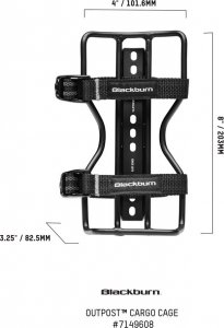Blackburn Koszyk na bidon BLACKBURN OUTPOST CARGO (na torbę, worek, śpiwór) aluminiowy 164g tytanowy (NEW 2023) 14