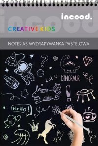 Incood NOTES WYDRAPYWANKA A5 PASTEL 1