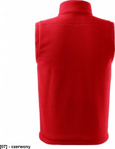 RIMECK Next 518 - ADLER - Kamizelka polarowa unisex, 280 g/m2, 100% poliester, - military - rozmiar 3XL 32