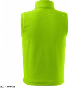 RIMECK Next 518 - ADLER - Kamizelka polarowa unisex, 280 g/m2, 100% poliester, - military - rozmiar 3XL 38