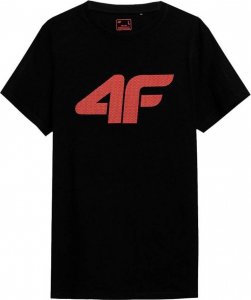 4f T-shirt 4F Koszulka męska z nadrukiem CZARNA L 1