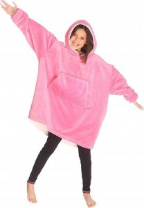 Verk CIEPŁA BLUZA KOC OVERSIZE XXL 2W1 GRUBA FUTRZAK 4