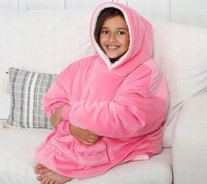 Verk CIEPŁA BLUZA KOC OVERSIZE XXL 2W1 GRUBA FUTRZAK 7