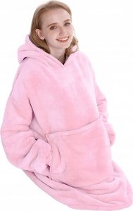 Verk CIEPŁA BLUZA KOC OVERSIZE XXL 2W1 GRUBA FUTRZAK 2