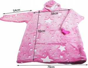 Verk CIEPŁA BLUZA KOC OVERSIZE XXL 2W1 GRUBA FUTRZAK 7