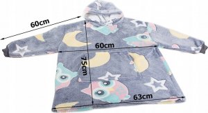 Verk CIEPŁA BLUZA KOC ŚWIECĄCA DLA DZIECKA JUNIOR 2w1 14