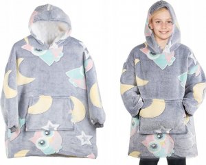 Verk CIEPŁA BLUZA KOC ŚWIECĄCA DLA DZIECKA JUNIOR 2w1 3