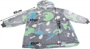 Verk CIEPŁA BLUZA KOC ŚWIECĄCA DLA DZIECKA JUNIOR 2w1 11