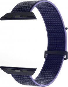 Puro Pasek PURO Nylon Sport Apple Watch 4/5/6/7/SE/8/Ultra 44/45/49mm (Granatowy) 2