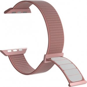 Puro Pasek PURO Nylon Sport Apple Watch 4/5/6/7/SE/8 40/41mm (Różowy) 3