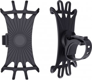 Alogy Alogy Uchwyt rowerowy Spider TPU Bike Holder do telefonu Silikonowy na rower motor hulajnoga quad Czarny 19