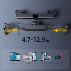 Alogy Alogy Uchwyt do samochodu na telefon/ tablet 4.7-12.9" Car Headrest Holder na zagłówek 3