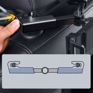 Alogy Alogy Uchwyt do samochodu na telefon/ tablet 4.7-12.9" Car Headrest Holder na zagłówek 5