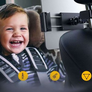 Alogy Alogy Uchwyt do samochodu na telefon/ tablet 4.7-12.9" Car Headrest Holder na zagłówek 6