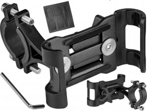 Alogy Alogy Uchwyt rowerowy Metal Bike Holder do telefonu na kierownicę do roweru motocykla hulajnogi Czarny 13