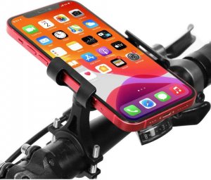 Alogy Alogy Uchwyt rowerowy Metal Bike Holder do telefonu na kierownicę do roweru motocykla hulajnogi Czarny 7
