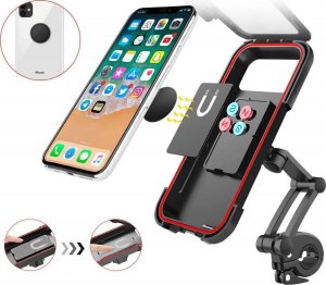 Alogy Alogy Uchwyt na rower wodoszczelny Waterproof Bicycle Phone Holder na kierownicę do telefonu Czarny 16