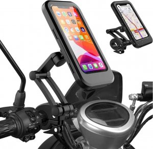Alogy Alogy Uchwyt na rower wodoszczelny Waterproof Bicycle Phone Holder na kierownicę do telefonu Czarny 3