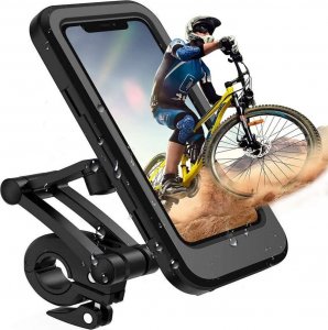 Alogy Alogy Uchwyt na rower wodoszczelny Waterproof Bicycle Phone Holder na kierownicę do telefonu Czarny 5