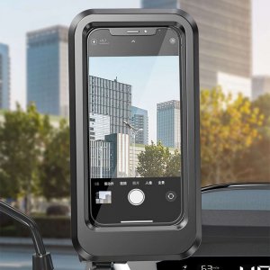 Alogy Alogy Uchwyt na rower wodoszczelny Waterproof Bicycle Phone Holder na kierownicę do telefonu Czarny 10