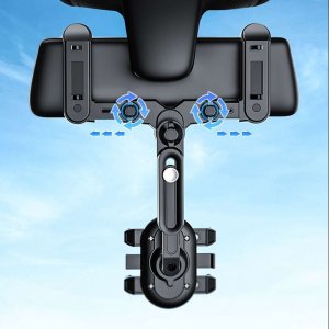 Alogy Alogy Uchwyt samochodowy Mirror Car Holder do telefonu na lusterko wsteczne Czarny 9