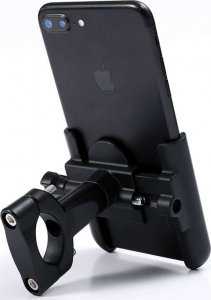 Alogy Alogy Uchwyt rowerowy Metal Bike Holder do telefonu na kierownicę do roweru motoru hulajnoga Czarny 9