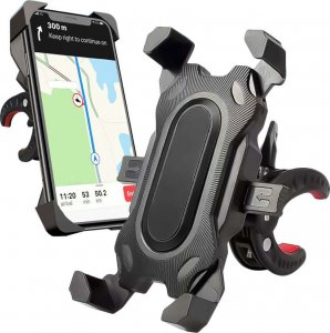 Alogy Alogy Uchwyt rowerowy na rower One Touch Bike Holder do telefonu na kierownicę 1