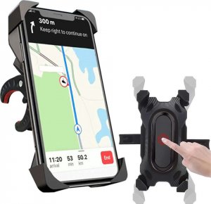 Alogy Alogy Uchwyt rowerowy na rower One Touch Bike Holder do telefonu na kierownicę 11