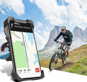 Alogy Alogy Uchwyt rowerowy na rower One Touch Bike Holder do telefonu na kierownicę 6