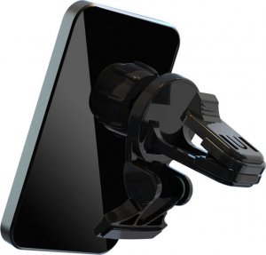 Alogy Alogy Uchwyt samochodowy indukcyjny magnetyczny QI 15W z ładowarką indukcyjną z MagSafe do kratki Czarny 8