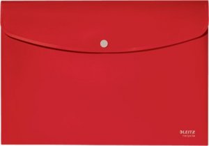 Leitz Teczka Wallet A4 PP czerwona recycle 1