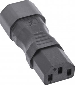 InLine InLine® Power supply adapter IEC 60320 C14 / C13, 3-pin, cold device units 1