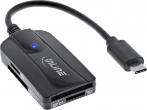 Czytnik InLine InLine® Card reader USB 3.1 USB-C, for SD/SDHC/SDXC, microSD, UHS-II compatible 1