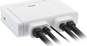 Przełącznik InLine InLine® KVM Switch, 2-port, USB-C to DisplayPort 1.2, 4K, with audio, integrated cable 3
