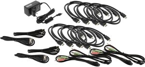 Przełącznik InLine InLine® KVM Desktop Switch, 4-port, Dual Monitor, HDMI 2.0, 4K, USB 3.0, Audio 3