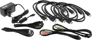 Przełącznik InLine InLine® KVM Desktop Switch, 2-port, Dual Monitor, HDMI 2.0, 4K, USB 3.0, Audio 3