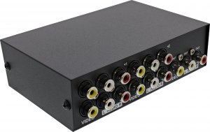 InLine InLine® AV Switch manual 4-port, 3x RCA IN/OUT 2