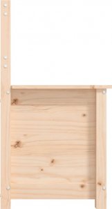 vidaXL vidaXL Ławka, 80x41x77 cm, lite drewno sosnowe 6