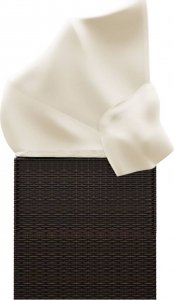 vidaXL vidaXL Leżanka ogrodowa z daszkiem i poduszkami, brązowa, polirattan 4