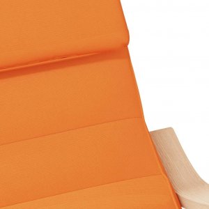 vidaXL vidaXL Fotel bujany, ciemnożółty, tapicerowany tkaniną 5